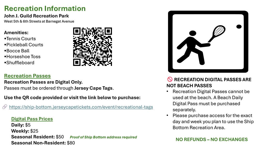 Beach Badge Information